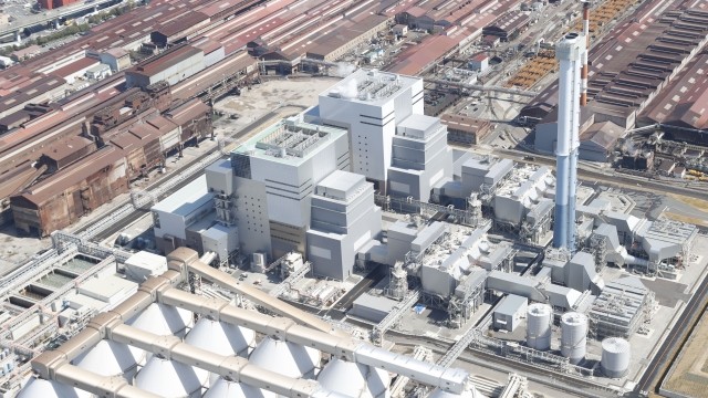 紙面掲載用　火力発電所空撮