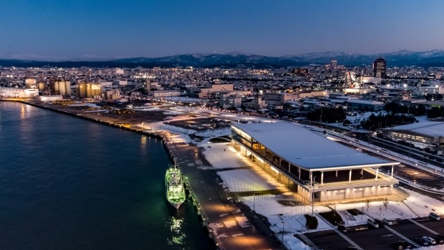 ドローンによる景観撮影